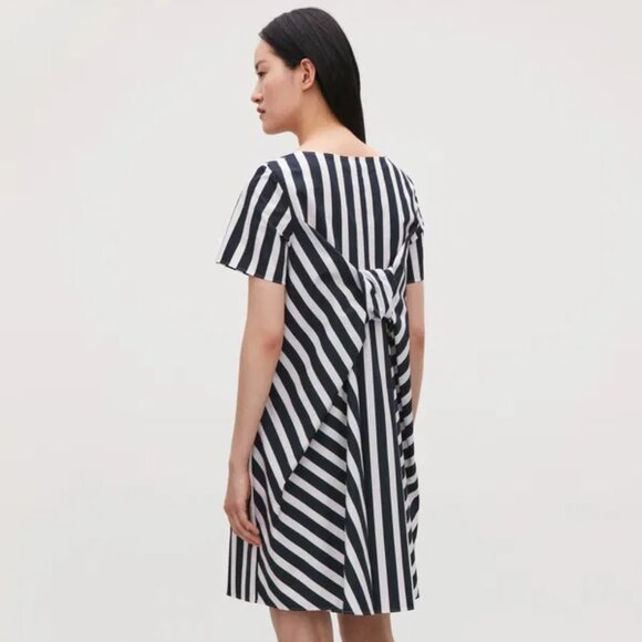 COS - Draped Back Dress - Picture 1 of 6